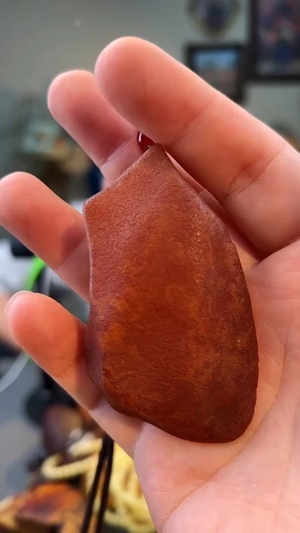 琥珀颈饰未镶嵌吊坠