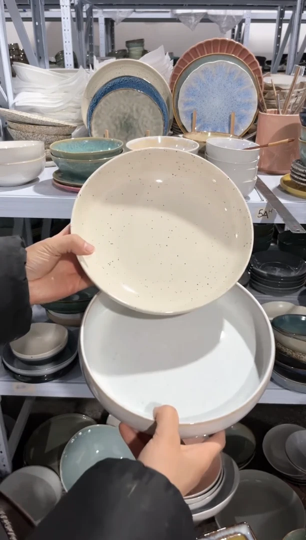 【闪购商品】瓷片外贸尾货微瑕满20包邮X2 深盘组合