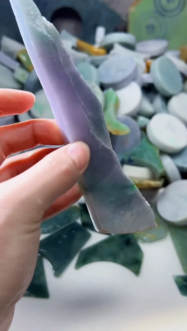 裸石翡翠天然翡翠A货余 南 698