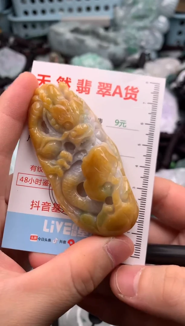 翡翠未镶嵌吊坠(不含链)1