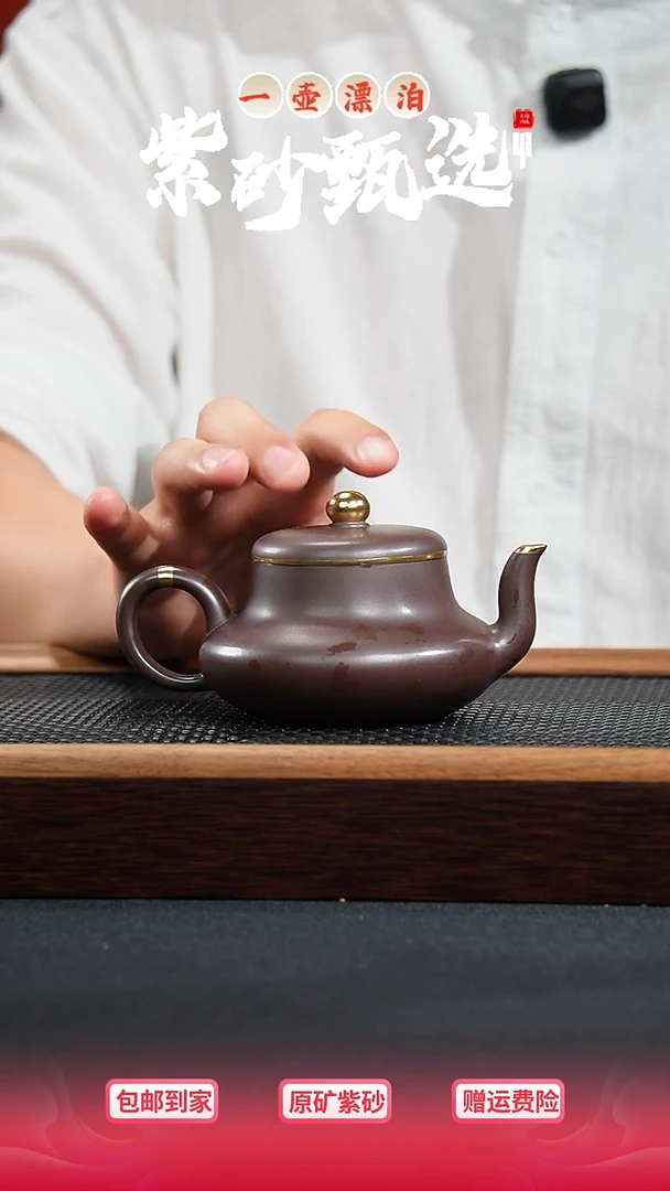 茶壶紫砂一壶漂泊紫砂壶