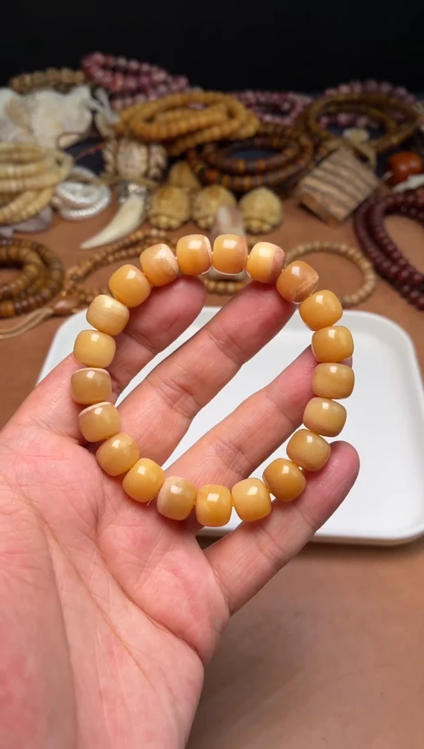 牛骨其他归*?马骨老料A128-三花单圈