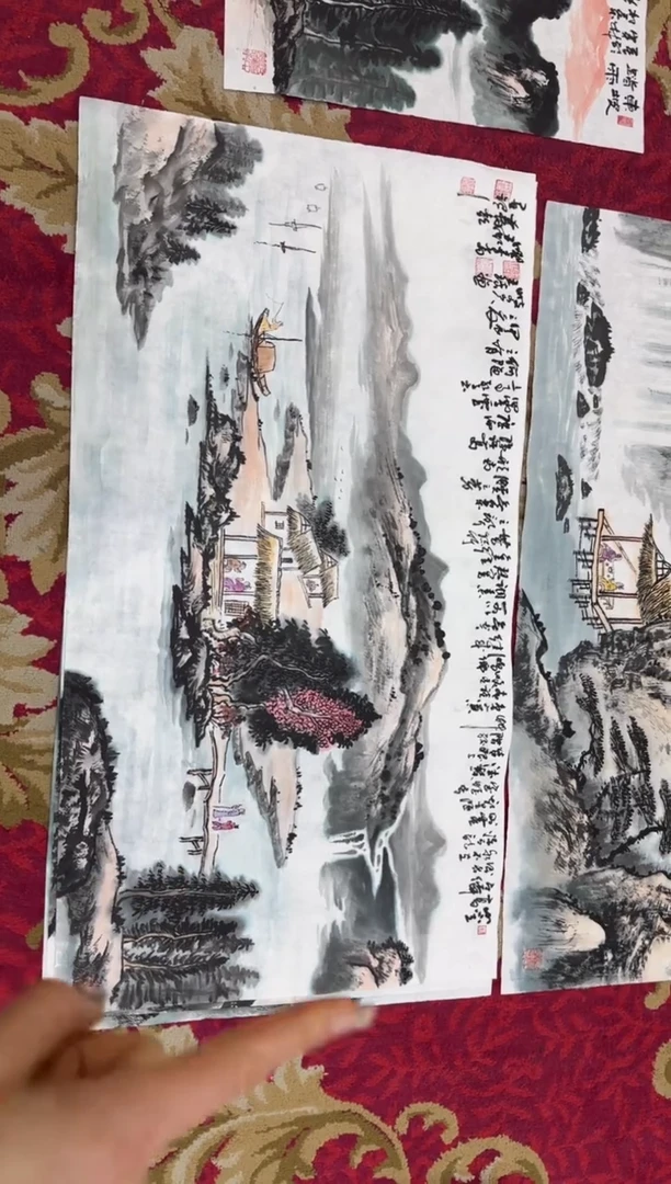 【闪购商品】国画陋室铭--王琦-90*50宣纸作品