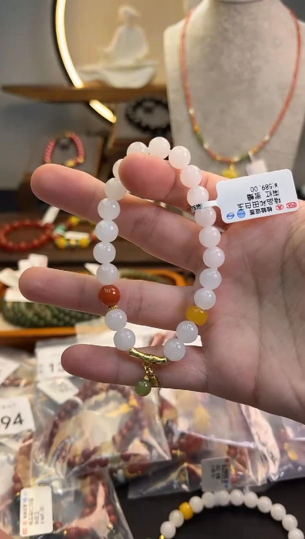未镶嵌手链和田玉货号101