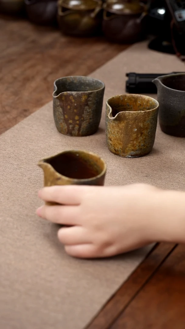 茶壶紫砂柴烧微瑕公道杯随机发货