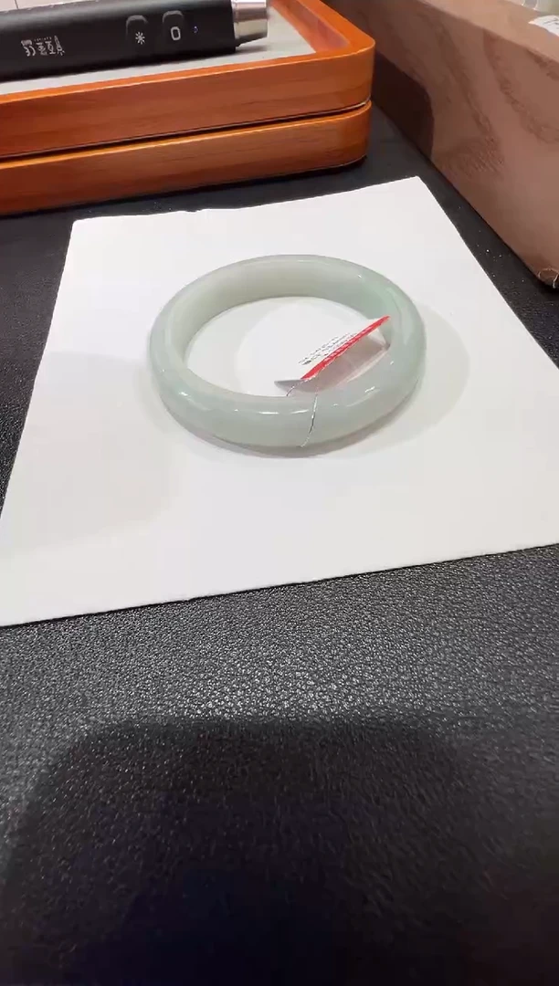 纯天然缅甸A货翡翠手镯53-54mm-405号