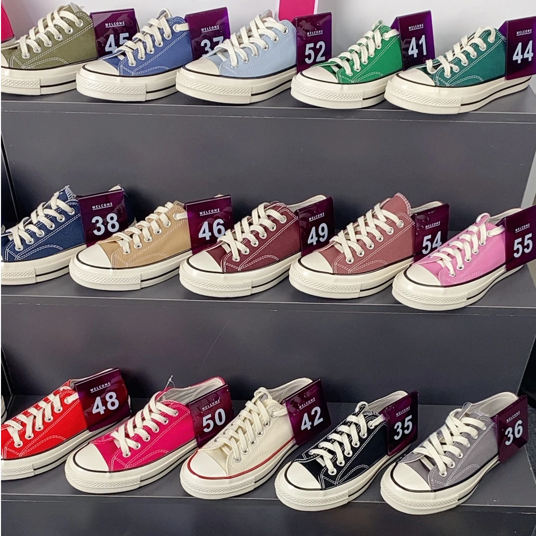 低帮实拍1970S情侣经典帆布鞋男女百搭经典休闲鞋潮流鞋