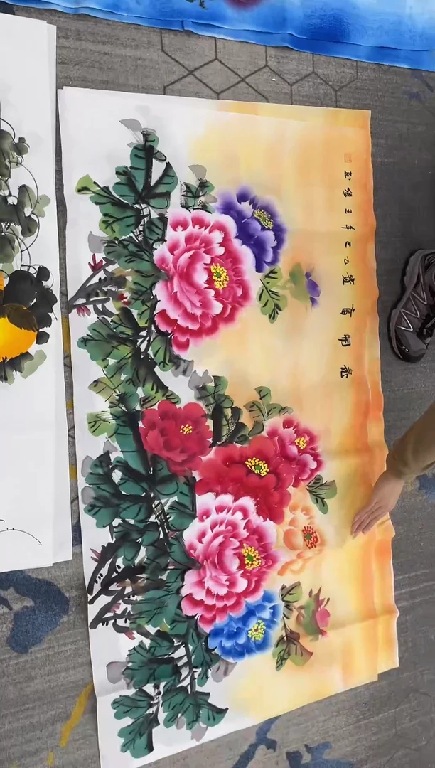 真人名画手工制作