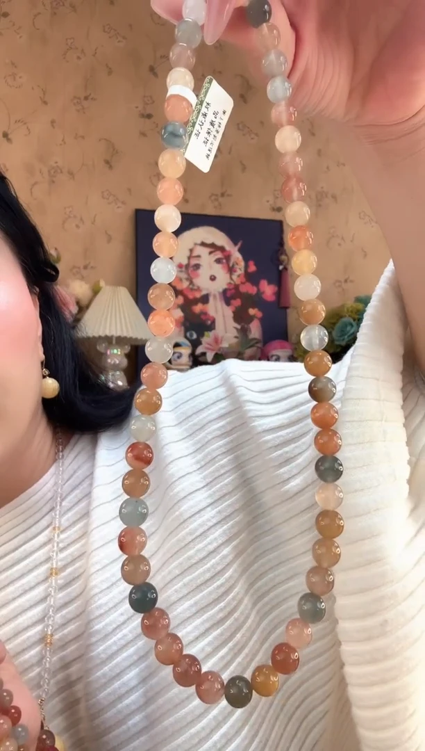 颈饰未镶嵌水晶项链