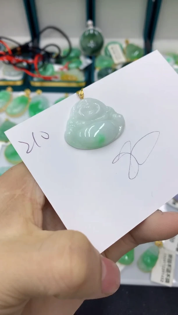 【闪购商品】翡翠颈饰18K金镶嵌1111111111