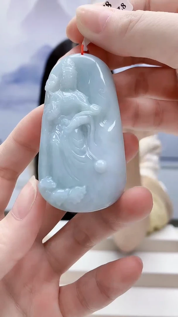 未镶嵌定制翡翠4812ry-毛货挂件147