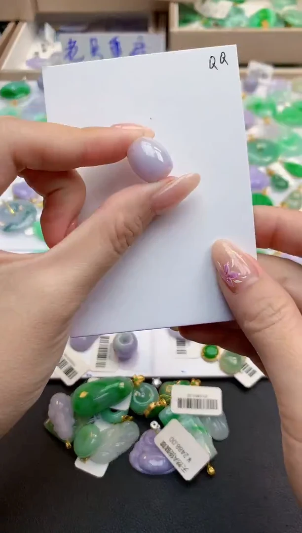 颈饰未镶嵌翡翠天然缅甸A货翡翠