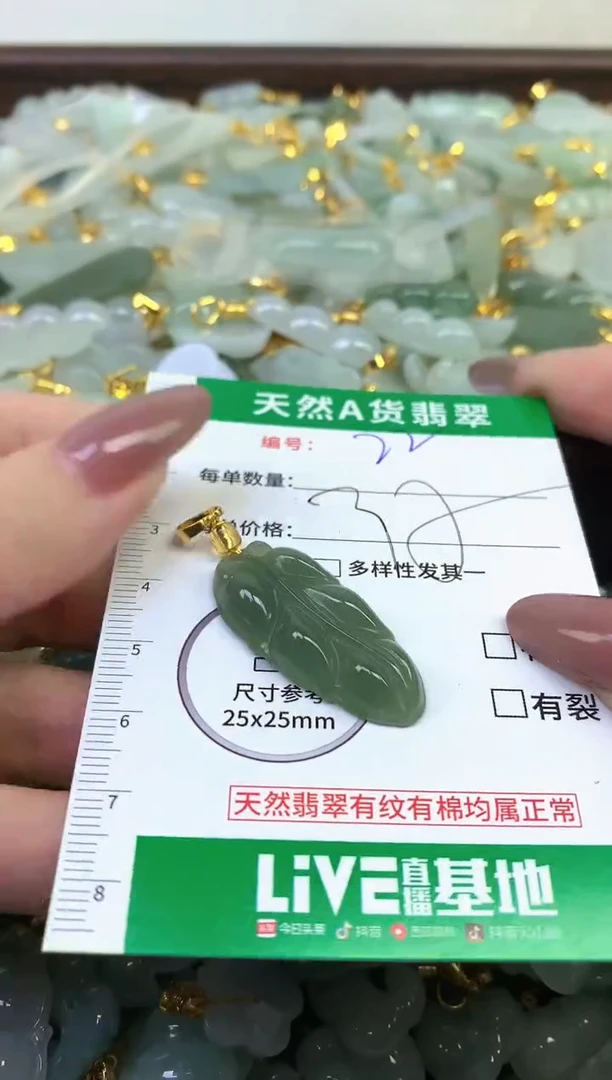 颈饰未镶嵌翡翠纯天然缅甸A货翡翠