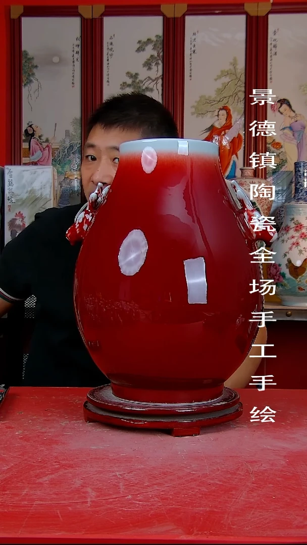 摆件景德镇陶瓷 全场手工手绘16