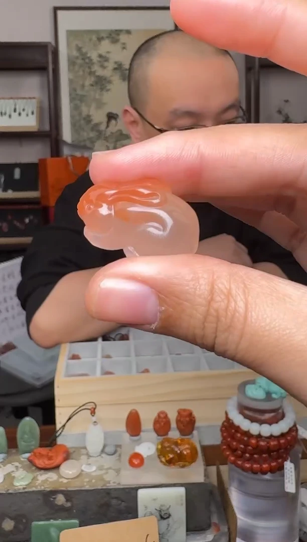 【闪购商品】南红玛瑙挂件未镶嵌5158