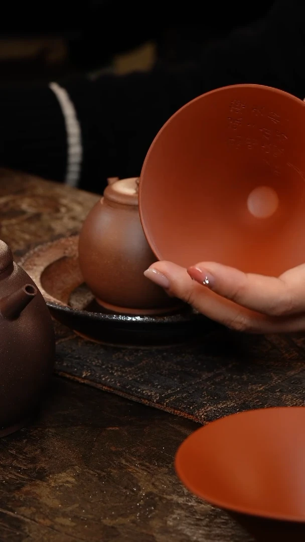 【闪购商品】紫砂茶壶斗笠杯/整天忙忙碌碌250