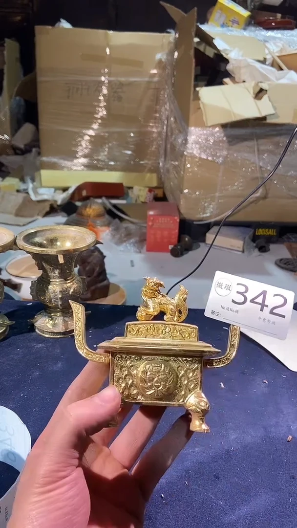 中古美术工艺品342铜香炉