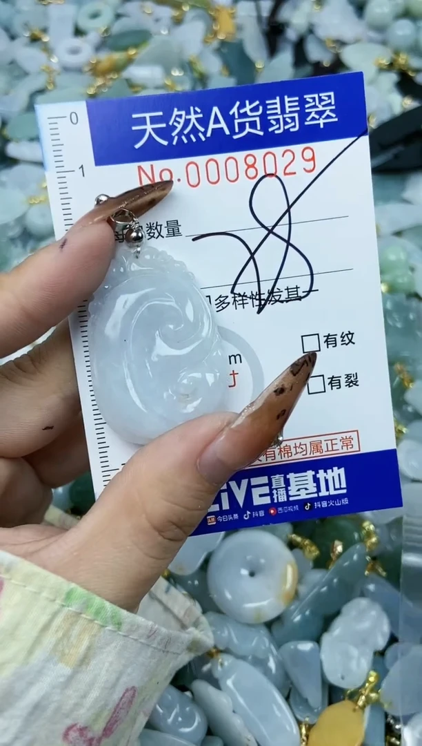 【闪购商品】翡翠颈饰未镶嵌天然A货翡翠