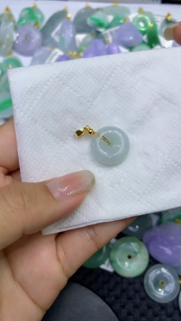 颈饰未镶嵌翡翠天然缅甸A货翡翠