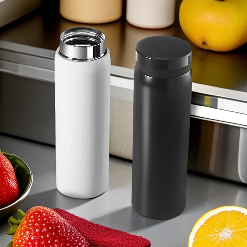 【好学生】网红可爱潮流便携不锈钢韩版简约女士咖啡杯轻奢高级感