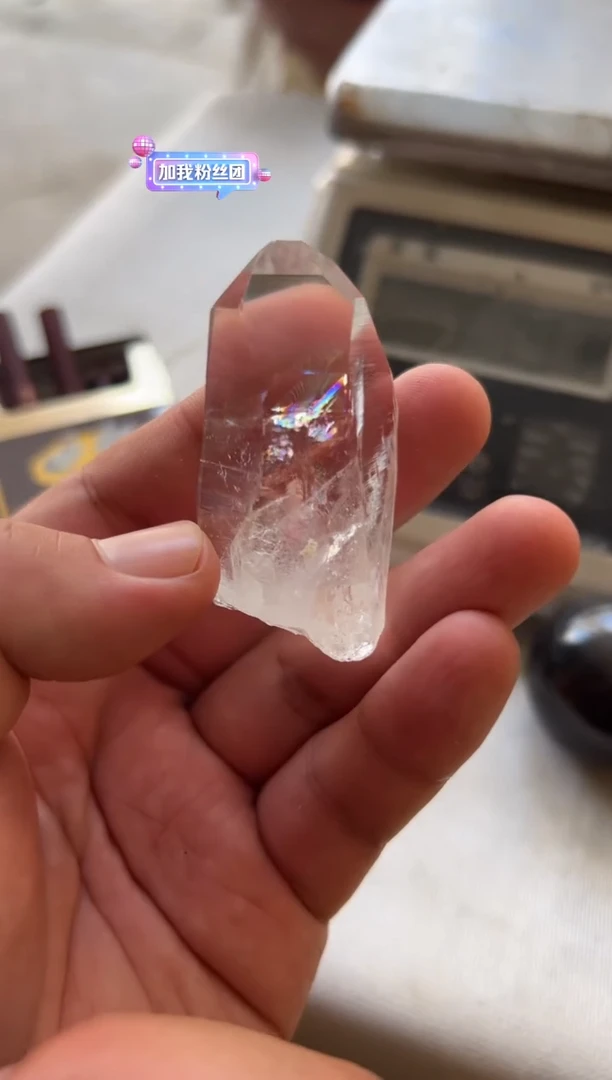 水晶珠宝半成品未镶嵌海****0天然利姆利亚白水晶原石拍5单99发1