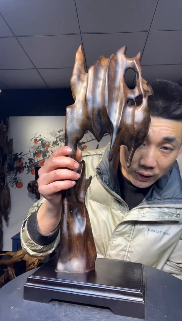 【闪购商品】金丝楠木雕金丝楠木工艺品摆件