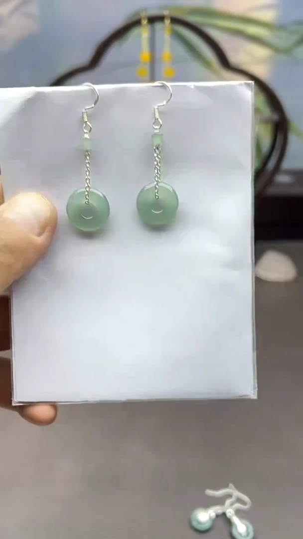 未镶嵌翡翠耳饰056