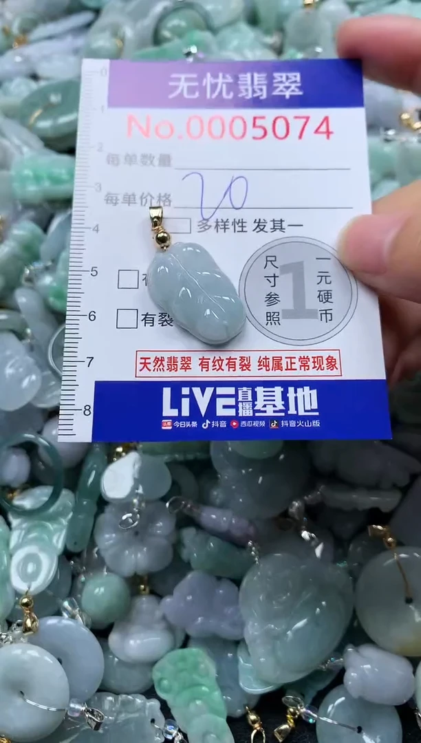 颈饰未镶嵌翡翠5074