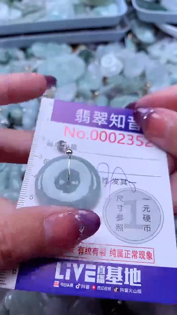 翡翠未镶嵌吊坠(不含链)2352