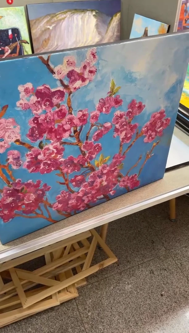 俄美协画家原创油画50*60