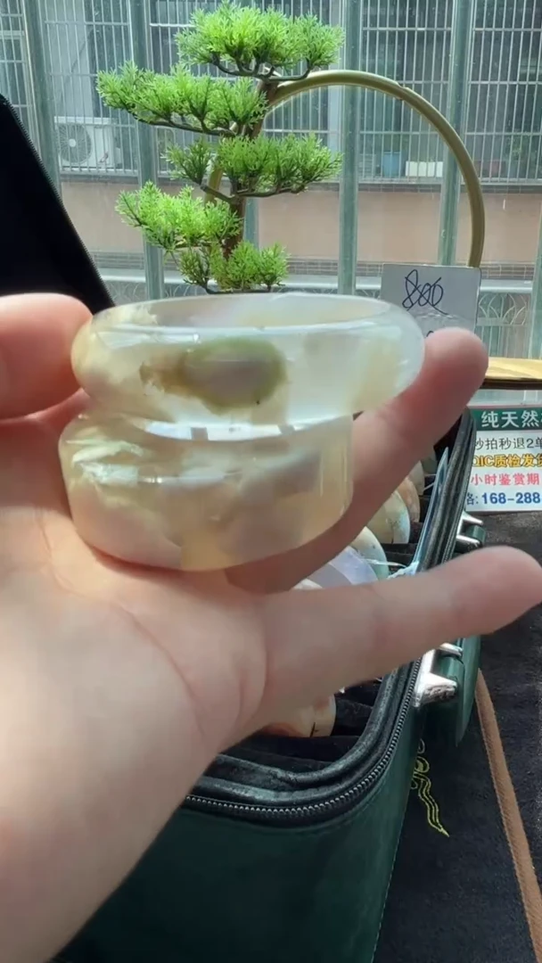 未镶嵌手镯石英质玉C241(55圈赠送镯心)