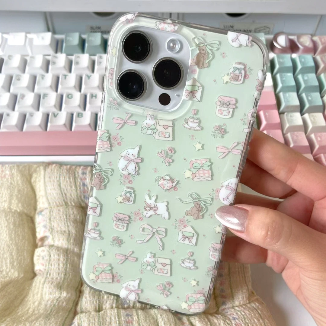 兔子iPhone16ProMax适用苹果手机壳15/13/12/14xr/11/78