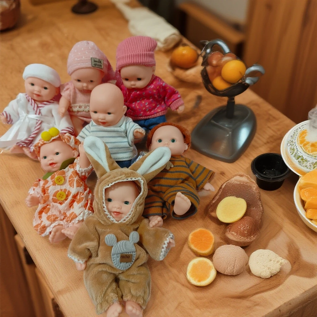 新款12厘米手掌娃娃运动服睡袍连衣裙仿真婴儿重生换装迷你婴儿