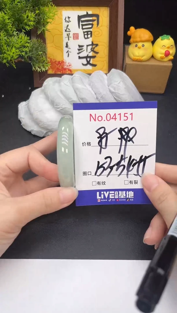 未镶嵌手镯翡翠4151