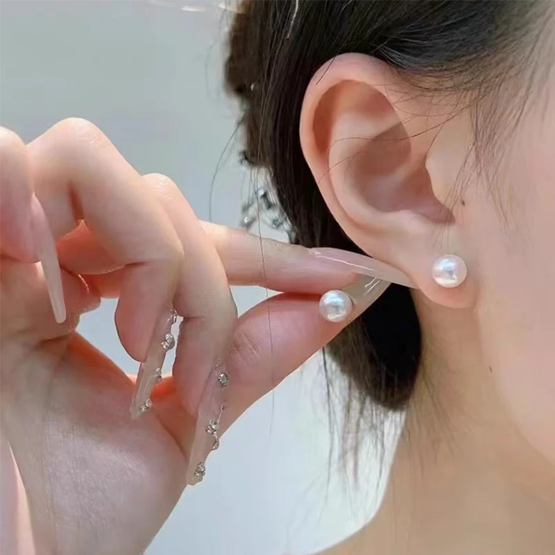 【1650】海神守护系列/人鱼珍珠耳钉