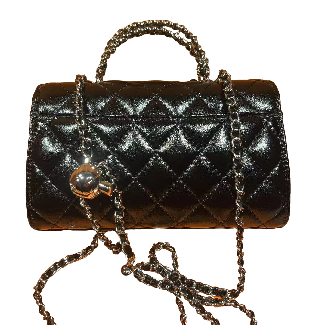 OUSHE欧奢M1—黑色高级手工女包