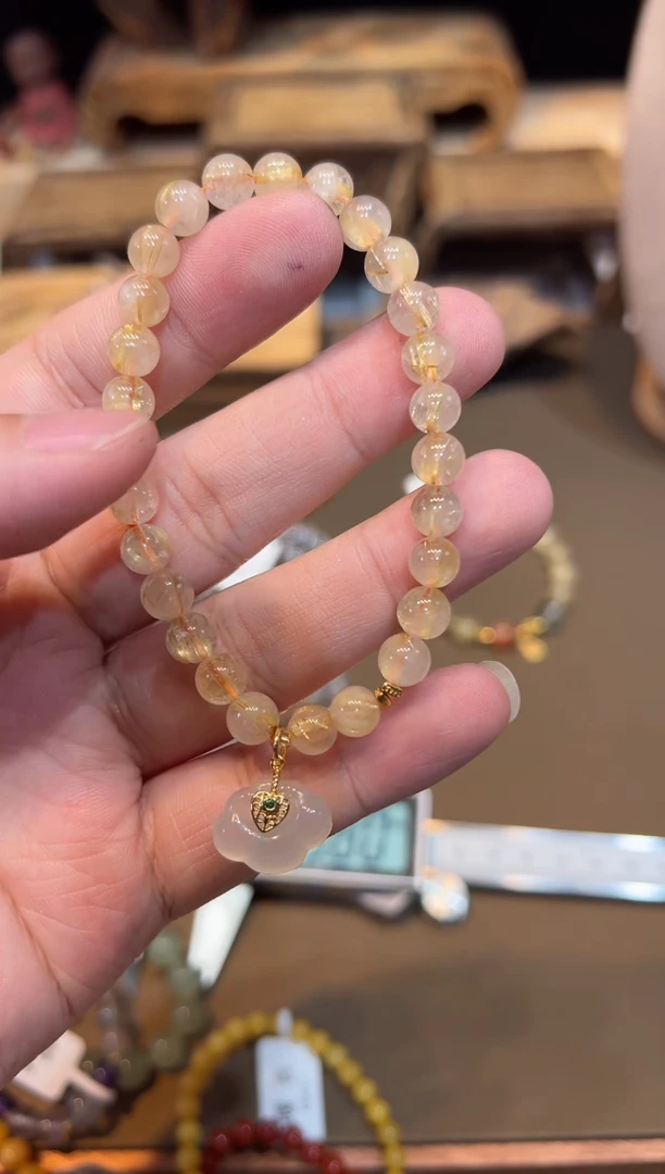 水晶手链未镶嵌手饰@@E5785