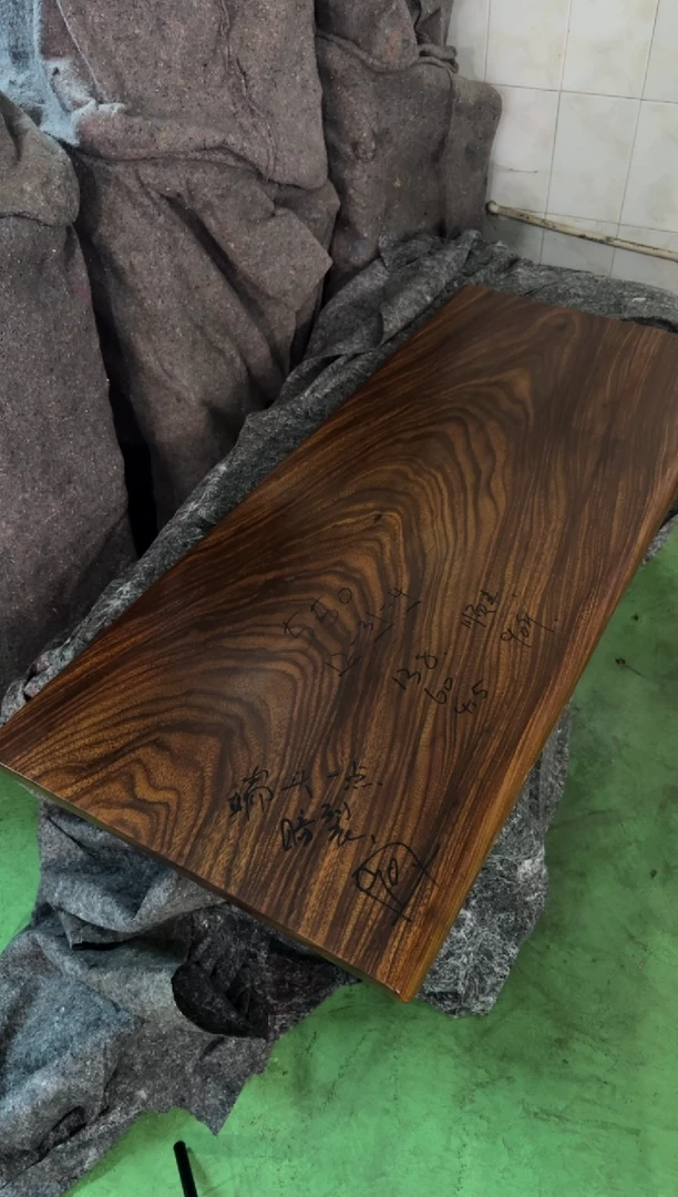 木（非红木类）进口款A12-31-4黑金檀138*60*4.5微瑕不带腿