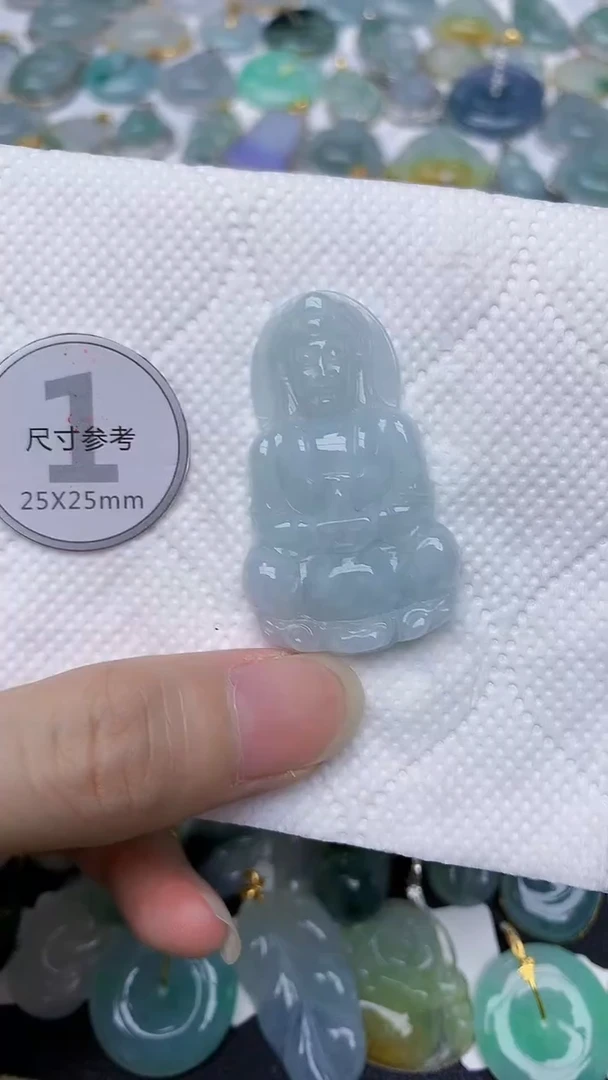 颈饰未镶嵌翡翠天然A货翡翠