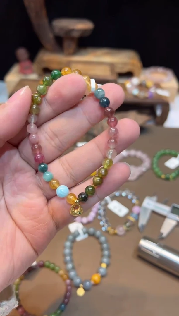 【闪购商品】碧玺手链未镶嵌手饰@@F4647