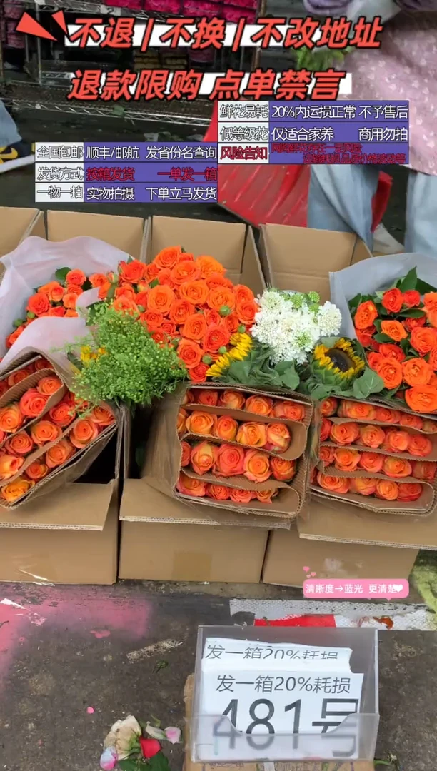 481号♥含20%耗损发一箱