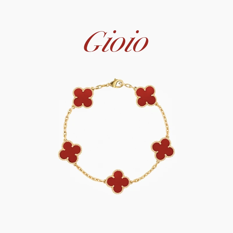 GIOIO  红五花手链轻奢百搭