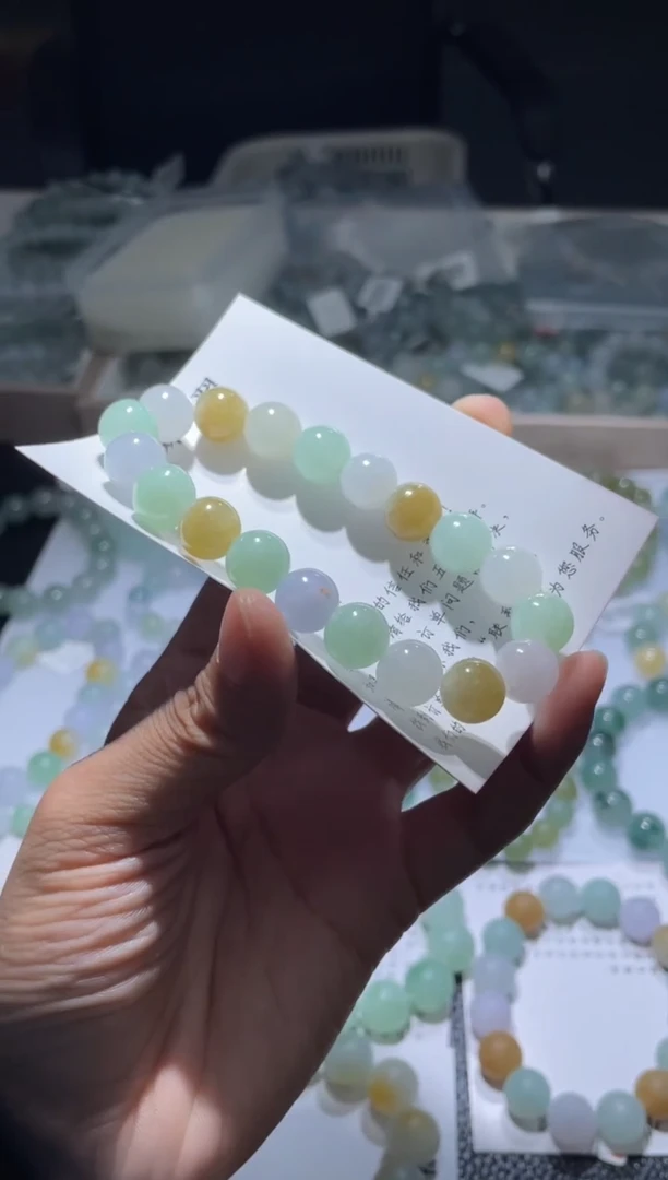 未镶嵌定制翡翠翡翠手串