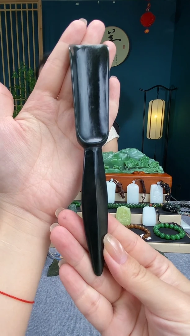 吊坠(不含链)未镶嵌和田玉手把