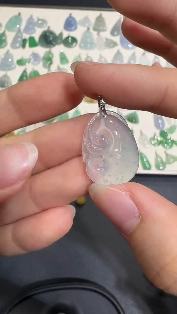 颈饰18K金镶嵌翡翠X1215-1501-100