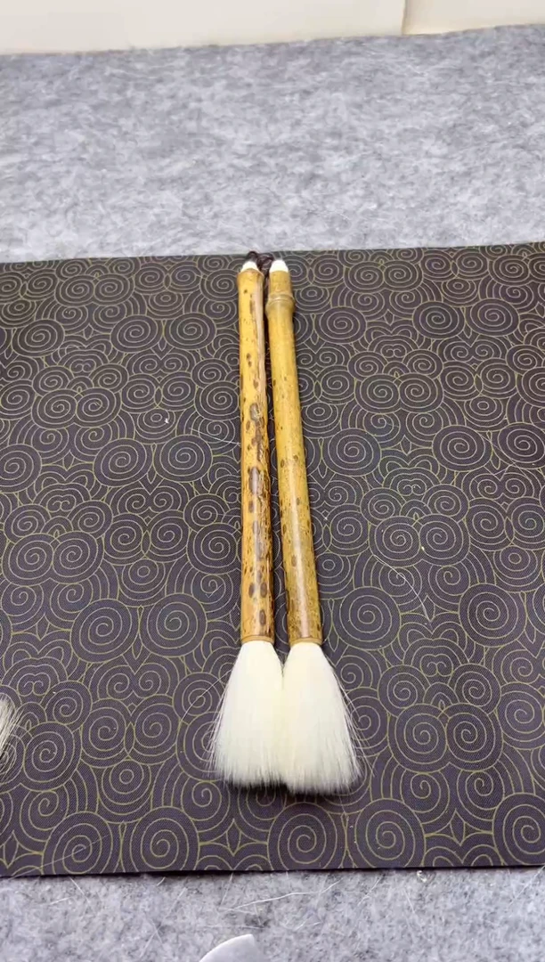 水槽梅鹿杆羊毫1支 出锋5 【清水试笔 蘸墨不退】