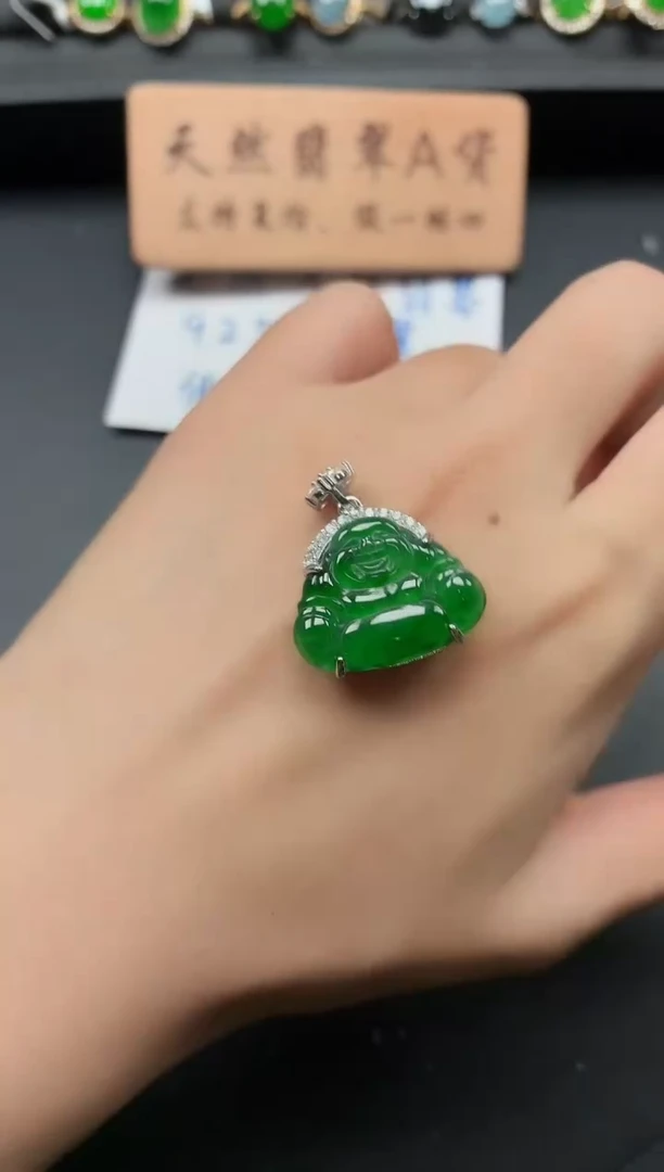 银S925镶嵌戒指翡翠11111