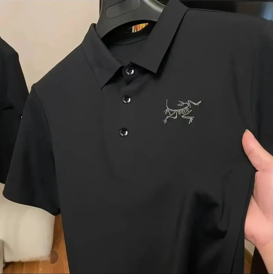 茑家活动【撤柜清仓】轻奢 精纺棉短袖Polo衫棉质五分T恤夏季休闲