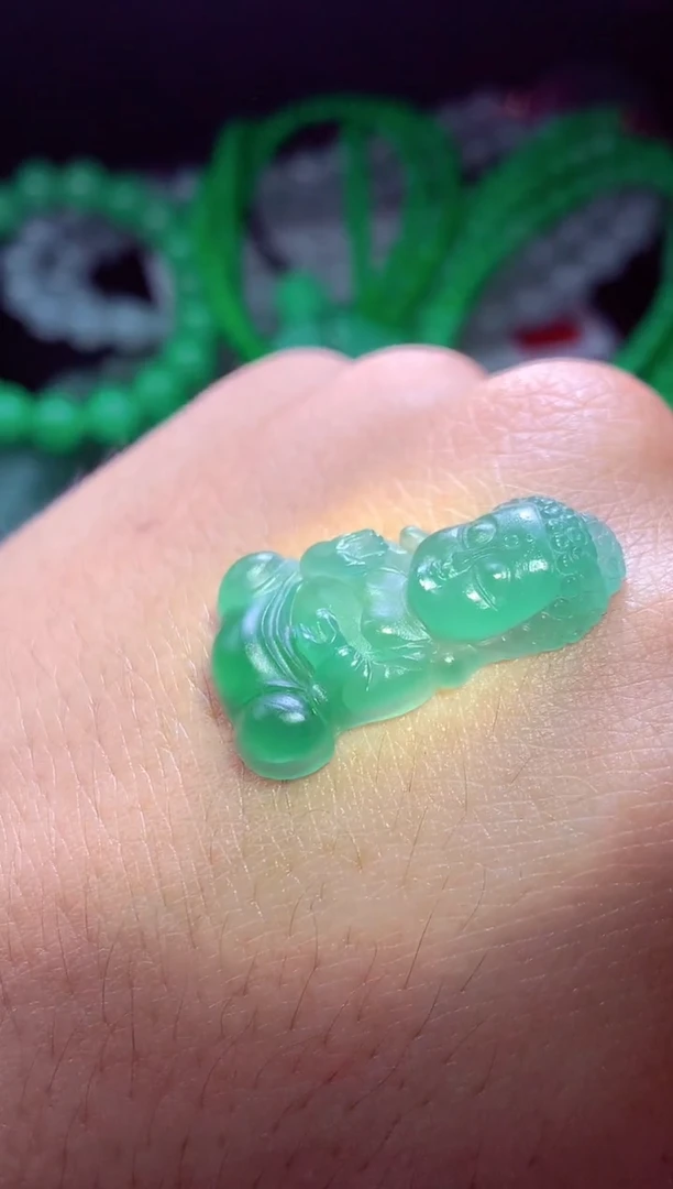 未镶嵌定制翡翠L****G翡翠毛货定制514348