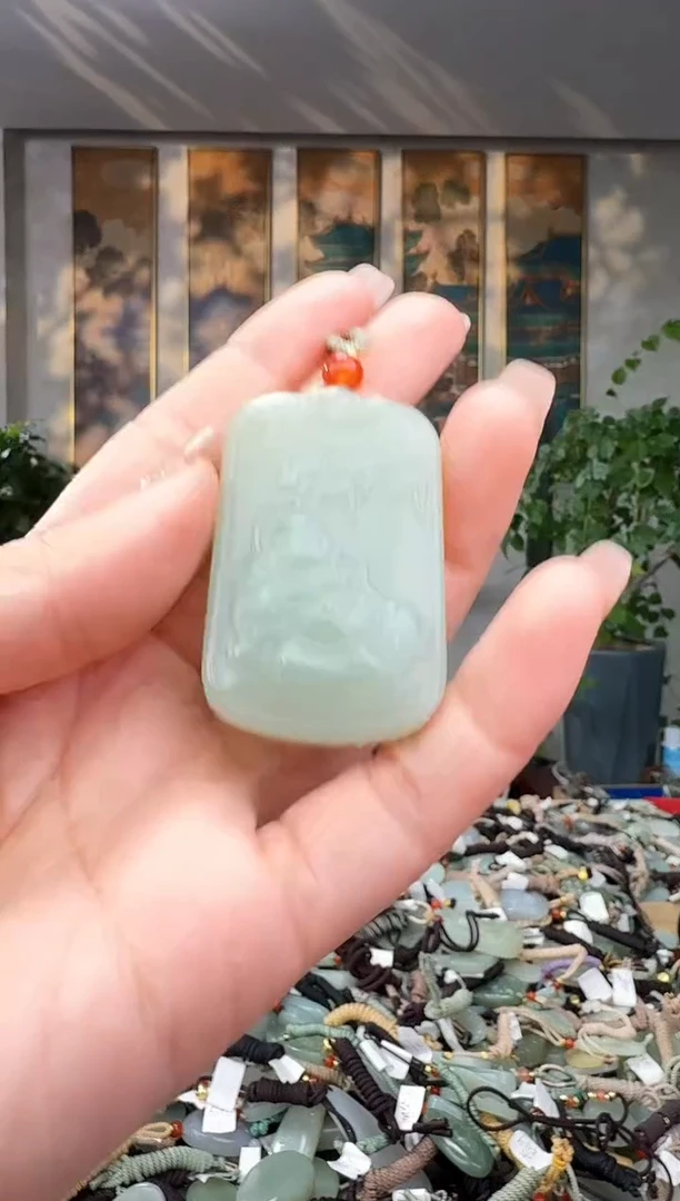 颈饰未镶嵌和田玉拍一发一多样性发货